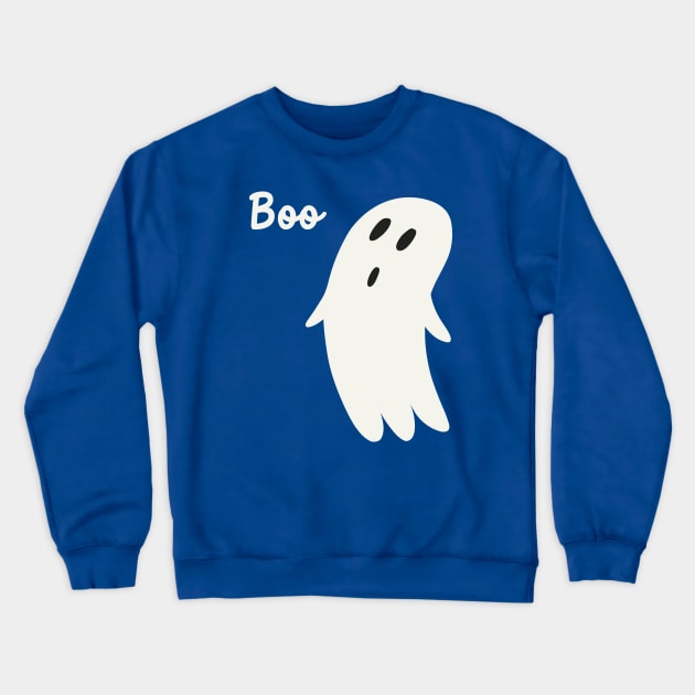 Cute Halloween Ghost: Boo! Crewneck Sweatshirt by TwistedCharm